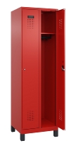 C+P Spind Evolo PLUS 049010-12 mit Füßen 1 Abt. 400mm Zylinderschloss (HxBxT) 1950x400x500mm 1023/1023