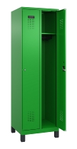 C+P Spind Evolo PLUS 049010-12 mit Füßen 1 Abt. 400mm Zylinderschloss (HxBxT) 1950x400x500mm 1023/1023