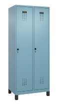 C+P Spind Evolo PLUS 049010-12 mit Füßen 1 Abt. 400mm Zylinderschloss (HxBxT) 1950x400x500mm 1023/1023