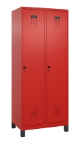 C+P Spind Evolo PLUS 049010-12 mit Füßen 1 Abt. 400mm Zylinderschloss (HxBxT) 1950x400x500mm 1023/1023