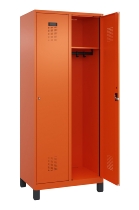 C+P Spind Evolo PLUS 049010-12 mit Füßen 1 Abt. 400mm Zylinderschloss (HxBxT) 1950x400x500mm 1023/1023