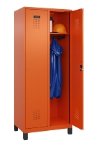 C+P Spind Evolo PLUS 049010-12 mit Füßen 1 Abt. 400mm Zylinderschloss (HxBxT) 1950x400x500mm 1023/1023