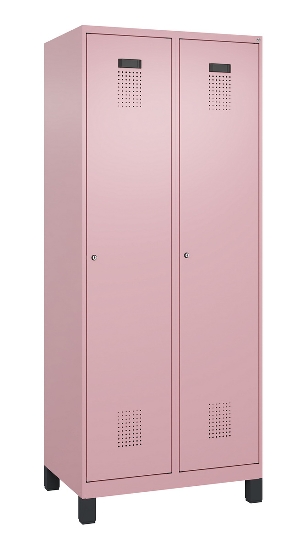 C+P Spind Evolo PLUS 049010-12 mit Füßen 1 Abt. 400mm Zylinderschloss (HxBxT) 1950x400x500mm 1023/1023