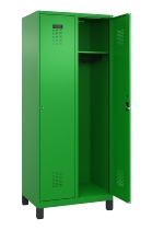 C+P Spind Evolo PLUS 049010-12 mit Füßen 1 Abt. 400mm Zylinderschloss (HxBxT) 1950x400x500mm 1023/1023