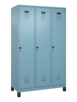 C+P Spind Evolo PLUS 049010-12 mit Füßen 1 Abt. 400mm Zylinderschloss (HxBxT) 1950x400x500mm 1023/1023