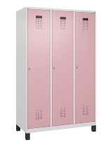 C+P Spind Evolo PLUS 049010-12 mit Füßen 1 Abt. 400mm Zylinderschloss (HxBxT) 1950x400x500mm 7035/0010