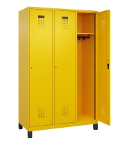 C+P Spind Evolo PLUS 049010-12 mit Füßen 1 Abt. 400mm Zylinderschloss (HxBxT) 1950x400x500mm 1023/1023