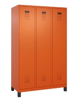 C+P Spind Evolo PLUS 049010-12 mit Füßen 1 Abt. 400mm Zylinderschloss (HxBxT) 1950x400x500mm 1023/1023
