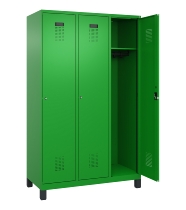 C+P Spind Evolo PLUS 049010-12 mit Füßen 1 Abt. 400mm Zylinderschloss (HxBxT) 1950x400x500mm 1023/1023