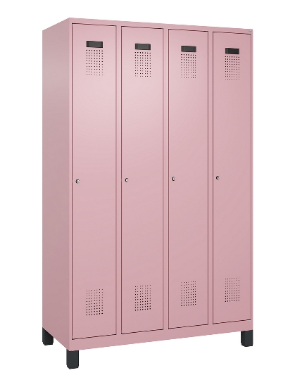 C+P Spind Evolo PLUS 049010-12 mit Füßen 1 Abt. 400mm Zylinderschloss (HxBxT) 1950x400x500mm 1023/1023