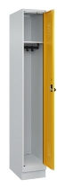 C+P Spind Evolo PLUS 049020-20 mit Sockel 2 Abt. 300mm Zylinderschloss (HxBxT) 1950x600x500mm 7035/7016