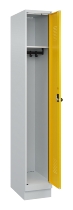 C+P Spind Evolo PLUS 049020-20 mit Sockel 2 Abt. 300mm Zylinderschloss (HxBxT) 1950x600x500mm 7035/7016