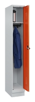 C+P Spind Evolo PLUS 049020-20 mit Sockel 2 Abt. 300mm Zylinderschloss (HxBxT) 1950x600x500mm 7035/7016