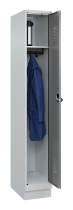 C+P Spind Evolo PLUS 049020-20 mit Sockel 2 Abt. 300mm Zylinderschloss (HxBxT) 1950x600x500mm 7035/7016