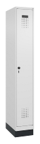 C+P Spind Evolo PLUS 049020-20 mit Sockel 2 Abt. 300mm Zylinderschloss (HxBxT) 1950x600x500mm 7035/7016