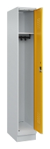 C+P Spind Evolo PLUS 049020-20 mit Sockel 2 Abt. 300mm Zylinderschloss (HxBxT) 1950x600x500mm 7035/7016
