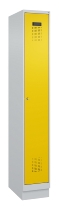 C+P Spind Evolo PLUS 049020-20 mit Sockel 2 Abt. 300mm Zylinderschloss (HxBxT) 1950x600x500mm 7035/7016