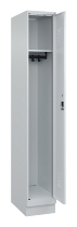 C+P Spind Evolo PLUS 049020-20 mit Sockel 2 Abt. 300mm Zylinderschloss (HxBxT) 1950x600x500mm 7035/7016