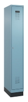 C+P Spind Evolo PLUS 049020-22 mit Sockel 2 Abteile 400mm Zylinderschloss (HxBxT) 1950x800x500mm 1023/1023