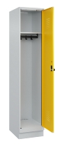 C+P Spind Evolo PLUS 049020-20 mit Sockel 2 Abt. 300mm Zylinderschloss (HxBxT) 1950x600x500mm 7035/7016