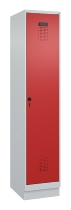 C+P Spind Evolo PLUS 049020-20 mit Sockel 2 Abt. 300mm Zylinderschloss (HxBxT) 1950x600x500mm 7035/7016