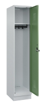 C+P Spind Evolo PLUS 049020-20 mit Sockel 2 Abt. 300mm Zylinderschloss (HxBxT) 1950x600x500mm 7035/7016