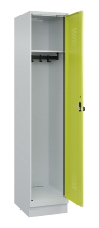 C+P Spind Evolo PLUS 049020-20 mit Sockel 2 Abt. 300mm Zylinderschloss (HxBxT) 1950x600x500mm 7035/7016
