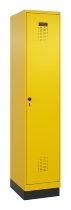 C+P Spind Evolo PLUS 049020-22 mit Sockel 2 Abteile 400mm Zylinderschloss (HxBxT) 1950x800x500mm 1023/1023