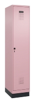 C+P Spind Evolo PLUS 049020-22 mit Sockel 2 Abteile 400mm Zylinderschloss (HxBxT) 1950x800x500mm 1023/1023