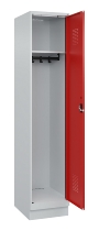 C+P Spind Evolo PLUS 049020-20 mit Sockel 2 Abt. 300mm Zylinderschloss (HxBxT) 1950x600x500mm 7035/7016