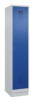C+P Spind Evolo PLUS 049020-20 mit Sockel 2 Abt. 300mm Zylinderschloss (HxBxT) 1950x600x500mm 7035/7016