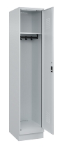 C+P Spind Evolo PLUS 049020-20 mit Sockel 2 Abt. 300mm Zylinderschloss (HxBxT) 1950x600x500mm 7035/7016
