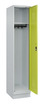 C+P Spind Evolo PLUS 049020-20 mit Sockel 2 Abt. 300mm Zylinderschloss (HxBxT) 1950x600x500mm 7035/7016