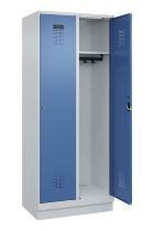 C+P Spind Evolo PLUS 049020-20 mit Sockel 2 Abt. 300mm Zylinderschloss (HxBxT) 1950x600x500mm 7035/7016