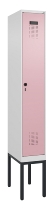 C+P Spind Evolo PLUS 0490307-32 mit Gestell 3 Abt.je 400mm Drehriegel (HxBxT) 2120x1200x815mm 7035/2004