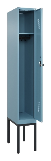 C+P Spind Evolo PLUS 0490307-40 mit Gestell 4 Abt.je 300mm Drehriegel (HxBxT) 2120x1200x815mm 0010/0010