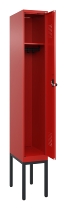 C+P Spind Evolo PLUS 0490307-40 mit Gestell 4 Abt.je 300mm Drehriegel (HxBxT) 2120x1200x815mm 0010/0010