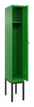 C+P Spind Evolo PLUS 0490307-40 mit Gestell 4 Abt.je 300mm Drehriegel (HxBxT) 2120x1200x815mm 0010/0010