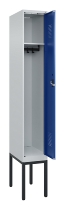 C+P Spind Evolo PLUS 0490307-32 mit Gestell 3 Abt.je 400mm Drehriegel (HxBxT) 2120x1200x815mm 7035/2004