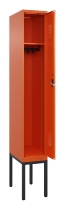 C+P Spind Evolo PLUS 0490307-40 mit Gestell 4 Abt.je 300mm Drehriegel (HxBxT) 2120x1200x815mm 0010/0010