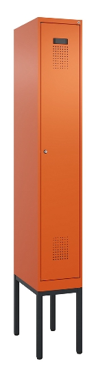 C+P Spind Evolo PLUS 0490307-40 mit Gestell 4 Abt.je 300mm Drehriegel (HxBxT) 2120x1200x815mm 0010/0010
