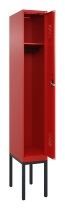 C+P Spind Evolo PLUS 0490307-40 mit Gestell 4 Abt.je 300mm Drehriegel (HxBxT) 2120x1200x815mm 0010/0010