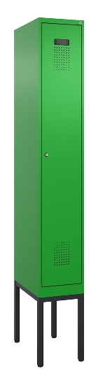 C+P Spind Evolo PLUS 0490307-40 mit Gestell 4 Abt.je 300mm Drehriegel (HxBxT) 2120x1200x815mm 0010/0010