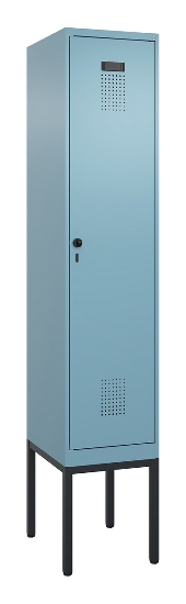 C+P Spind Evolo PLUS 0490307-40 mit Gestell 4 Abt.je 300mm Drehriegel (HxBxT) 2120x1200x815mm 0010/0010