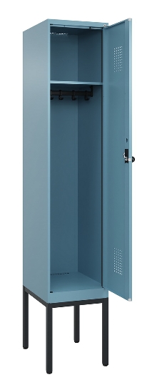 C+P Spind Evolo PLUS 0490307-40 mit Gestell 4 Abt.je 300mm Drehriegel (HxBxT) 2120x1200x815mm 0010/0010