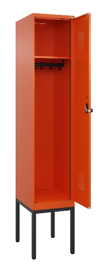 C+P Spind Evolo PLUS 0490307-40 mit Gestell 4 Abt.je 300mm Drehriegel (HxBxT) 2120x1200x815mm 0010/0010
