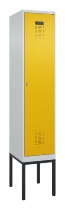 C+P Spind Evolo PLUS 0490307-32 mit Gestell 3 Abt.je 400mm Drehriegel (HxBxT) 2120x1200x815mm 7035/2004