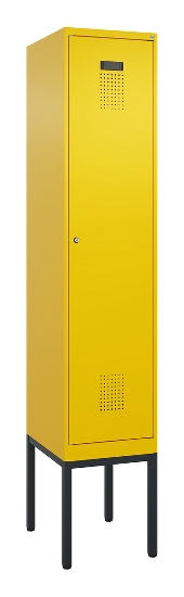 C+P Spind Evolo PLUS 0490307-40 mit Gestell 4 Abt.je 300mm Drehriegel (HxBxT) 2120x1200x815mm 0010/0010