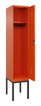 C+P Spind Evolo PLUS 0490307-40 mit Gestell 4 Abt.je 300mm Drehriegel (HxBxT) 2120x1200x815mm 0010/0010