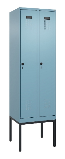 C+P Spind Evolo PLUS 0490307-40 mit Gestell 4 Abt.je 300mm Drehriegel (HxBxT) 2120x1200x815mm 0010/0010